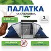 Палатка RSP Dream 4 для туризма и кемпинга, синий, фото 