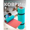 Коврик туристический ISOLON Camping 12 1800х600х12 бирюз/бордо, фото 
