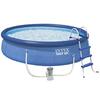 28168 Бассейн надувной Intex Easy Set, 457 х 122см, 14141л, фильтр-насос 3785л/ч, лестница, тент, подстилка, фото 
