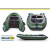 Лодка надувная моторная solar-330 к (оптима) Зеленый, фото 