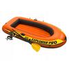 58358 Надувная лодка Intex Explorer Pro 300, 3 местная, 244 х 117 х 36 см, вёсла, ручной насос, до 200 кг, фото 