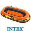 58357 Надувная лодка Intex Explorer Pro 200, 102 х 196 х 33 см, 2 местая, вёсла, насос, от 6 лет, до 120 кг, фото 