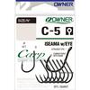 Крючок OWNER Carp Iseama w/eye BC №16 17шт, Размер: №16, Количество: 17, фото 