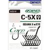 Крючок OWNER Carp Iseama X w/eye BC №8 11шт, Размер: №8, Количество: 11, фото 