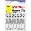 Застежка с вертлюгом OWNER Inter Snap Crane №12 10шт, Номер: №12, фото 