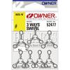 Вертлюг тройник OWNER 3 Ways Swivel №8 11шт, фото 