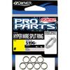 Кольцо заводное OWNER Split Ring Hyper Wide steel №3 10шт, Номер: №3, фото 