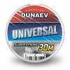 Леска Dunaev Universal 0.14мм 30м, Разрывная нагрузка: 2,0 кг, Диаметр лески: 0,14 мм, Размотка: 30 м, фото 