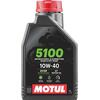 Масло Motul 5100 10W40 4T моторное, полусинтетическое для четырехтактных двигателей мотоциклов, 1 литр, фото 