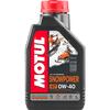 Масло Motul SNOWPOWER 4T 0W40 моторное, 100% синтетическое для четырехтактных двигателей снегоходов, 1 литр, фото 