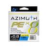 Шнур F-FISHING Azimuth PE X8 150м Fluo Yellow 0,14мм 5,9кг/13lb, Разрывная нагрузка: 5,9 кг, Расцветка: Fluo Yellow, Диаметр лески: 0,14 мм, Размотка: 150 м, фото 