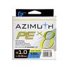 Шнур F-FISHING Azimuth PE X8 150м Fluo Yellow 0,16мм 7,3кг/16lb, Разрывная нагрузка: 7,3 кг, Расцветка: Fluo Yellow, Диаметр лески: 0,16 мм, Размотка: 150 м, фото 