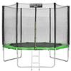 Батут Atlas Sport 252 см (8ft) BASIC с лестницей GREEN, Цвет: зеленый, Диаметр батута: 252 см (8 ft), фото 