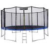 Батут Atlas Sport 490 см (16ft) PRO (усиленные опоры) BLUE, Цвет: синий, Диаметр батута: 490 см (16 ft), фото 