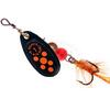 Блесна Mepps Black Fury MOUCH 1 Orange N черный 3,5g    (C38), Цвет: Черная/Красная, Вес блесны (г): 3,5, фото 