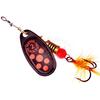 Блесна Mepps Black Fury MOUCH 2 Orange N черный  4,5g    (D36), Цвет: Черная/Красная, Вес блесны (г): 4,5, фото 