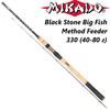 Удилище фидерное Mikado Black Stone Big Fish Method Feeder 330 (40-80 г), фото 