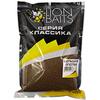 Lion Baits Прикормка серии КЛАССИКА "Большая плотва" - 1кг, Вкус: Большая плотва, Расцветка: темно-коричневый, фото 