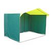 Торговая палатка Митек «Домик» 2x2 из трубы Ø 25мм, желто-зеленая, фото 