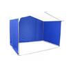 Торговая палатка Митек «Домик» 2x2 из трубы Ø 25мм бело-синяя, фото 