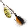 Блесна вращающаяся DAM FZ Executor Dressed Spinner #4 8g S Reflex Gold, фото 