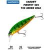 Воблер SHIMANO Cardiff Pinspot 50S 50mm 3,5g T00 Green Gold, Цвет: T00 Green Gold, Вес гр: 3,5, Длина, мм: 50 мм, фото 
