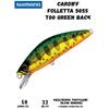 Воблер SHIMANO Cardiff Folletta 50SS 50mm 3,3g T00 Green Back, Цвет: T00 Green Back, Вес гр: 3,3, Длина, мм: 50 мм, фото 