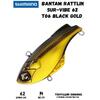 Воблер SHIMANO Bantam Rattlin Sur-Vibe 62mm 14g T06 Black Gold, Цвет: T06 Black Gold, Вес гр: 14, Длина, мм: 64 мм, фото 