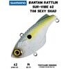 Воблер SHIMANO Bantam Rattlin Sur-Vibe 62mm 14g T08 Sexy Shad, Цвет: T08 Sexy Shad, Вес гр: 14, Длина, мм: 64 мм, фото 