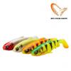 Приманка мягкая SAVAGE GEAR 3D River Roach 12cm 17g Dark Water Mix 4шт, фото 