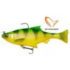 Приманка мягкая SAVAGE GEAR 3D Roach Pulsetail 10cm 17.5g S Firetiger 2pcs, фото 