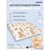Коврик туристический ISOLON Baby Animals Flex 1970х1280х8 бежевый, фото 