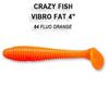 Мягкая приманка CRAZY FISH Vibro fat 4" 14-100-64-6, фото 