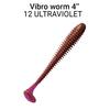 Мягкая приманка CRAZY FISH Vibro Worm 4'' 75-100-12-6, фото 