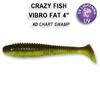 Мягкая приманка CRAZY FISH Vibro fat 4" 15-100-4d-6, фото 