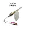Блесна вращающаяся Crazy Fish Spinner SLIM FLICKER DR-2,6g #2-MS, фото 