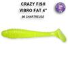 Мягкая приманка CRAZY FISH Vibro fat 4" 14-100-6-6, фото 