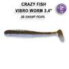 Мягкая приманка CRAZY FISH Vibro worm 3.4" 13-85-3d-6, фото 