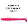 Мягкая приманка CRAZY FISH Vibro worm 2" 3-50-37-6, фото 