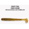 Мягкая приманка CRAZY FISH Vibro worm 2" 3-50-68-6, фото 