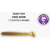 Мягкая приманка CRAZY FISH Vibro worm 2" 3-50-17-6, фото 