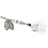 Блесна вращающаяся Mepps BUG, 00, White Miller, Цвет: White Miller, Вес блесны (г): 1,5, фото 