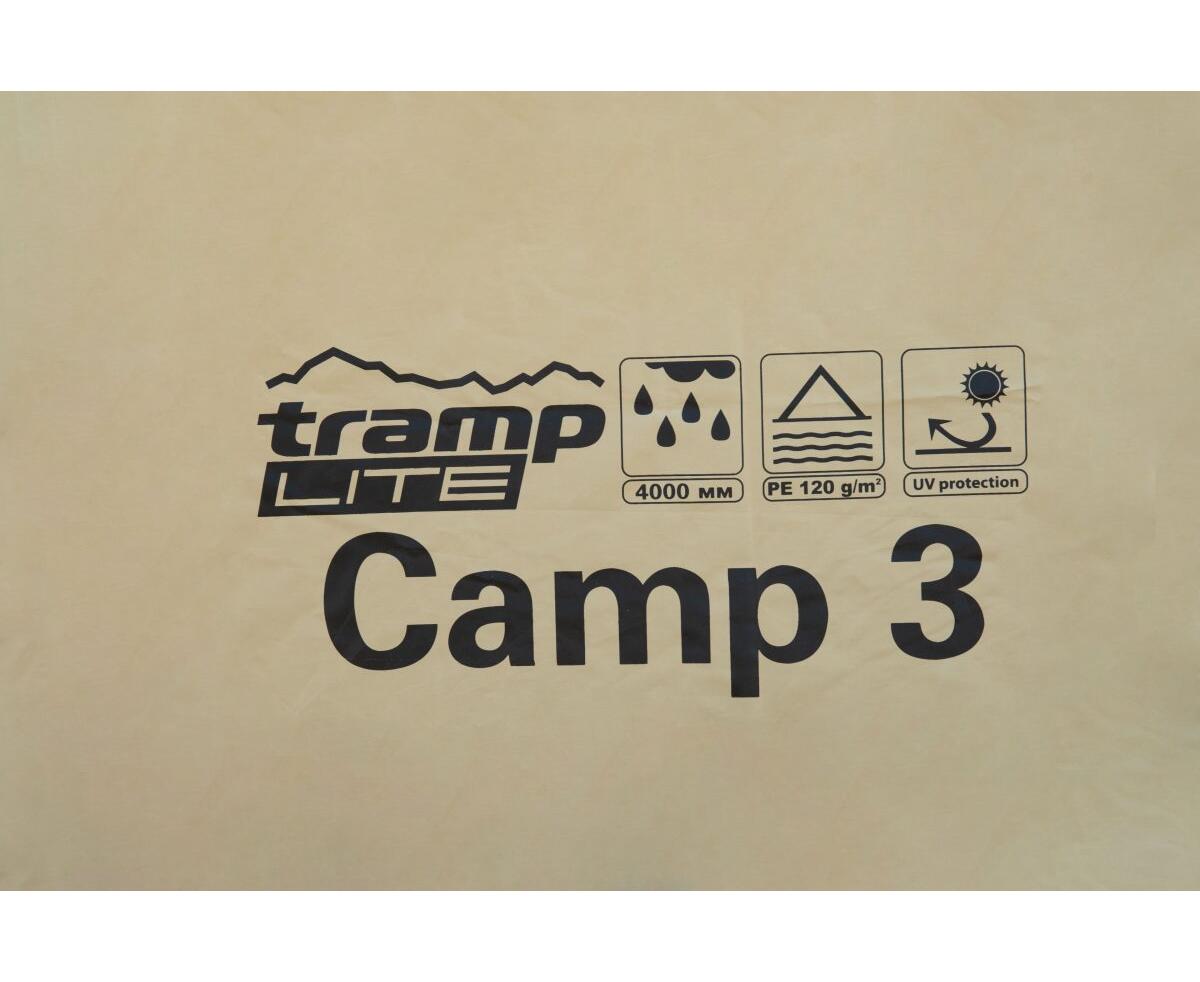 Универсальная туристическая палатка Tramp Lite Camp 3 (V2) Sand купить ...