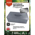 Коптильня MANKO двухъярусная 380х280х260 Т4 нержавейка 0,5, фото 