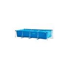 28274 Каркасный бассейн Intex Rectangu 450 х 220 х 84 см, фильтр-насос, фото 