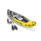 68307 Надувная лодка Intex Explorer K2, 2 местная, алюминиевые вёсла 213 см, ручной насос, до 160 кг, фото 