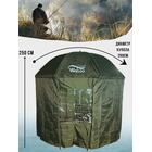 Рыболовный зонт WAHOO с шалью на 8 секторов с одним окошком (спица 4.2мм), фото , изображение 3