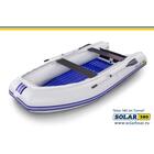 Лодка надувная моторная solar-380 JET тоннель (Светло-серый), фото 