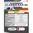 Масло моторное ZENIT SAE 30 4-тактное для газонокосилок 1 л, фото , изображение 5