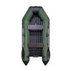 Надувная лодка Барс 3400 НДНД зеленый\черный, фото 